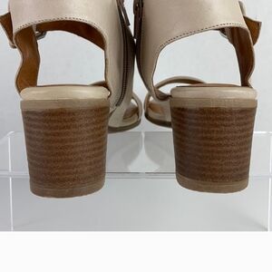 Women's Tan Block Heel Sandals